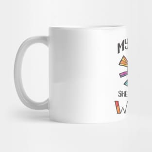 My Love She Keeps Me Warm LGBT Pride Mug